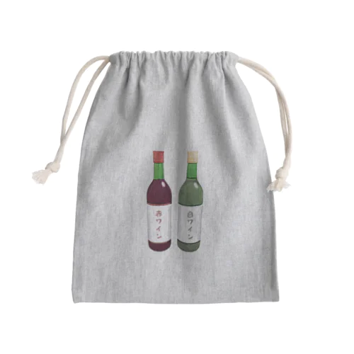 赤ワインと白ワイン_230302 Mini Drawstring Bag