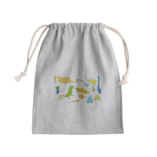 恐竜たち Mini Drawstring Bag