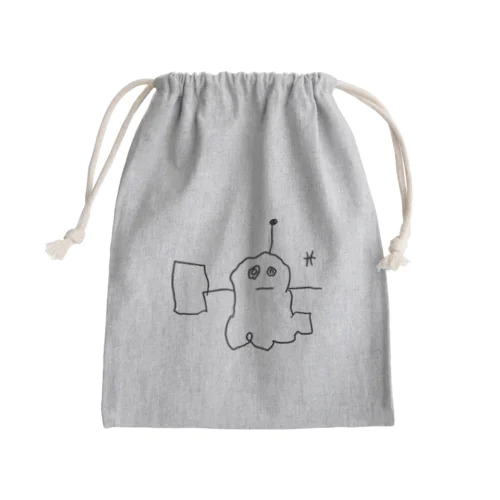 棒が刺さったたこ…？ Mini Drawstring Bag