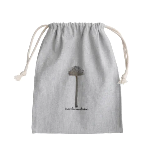 きのこシリーズ　カラカサタケ Mini Drawstring Bag