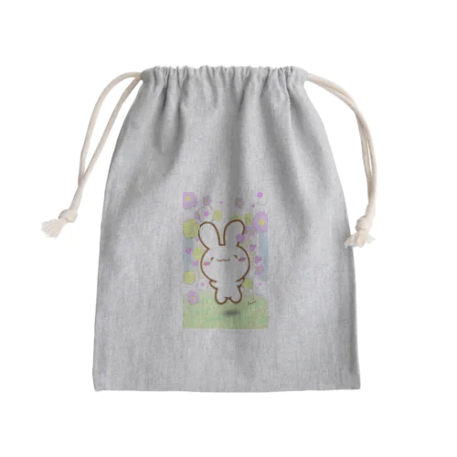 春だよけあうさ Mini Drawstring Bag