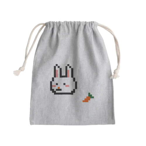 うさぎ年のうさぎはニンジン食べる Mini Drawstring Bag