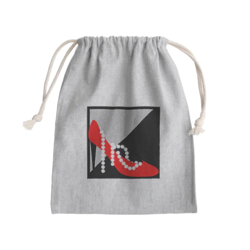 ヒール Mini Drawstring Bag