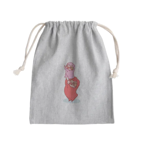 ロマンを担ぐ？スマイロ Mini Drawstring Bag