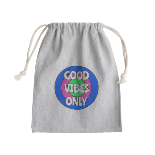 Good vibes only Mini Drawstring Bag