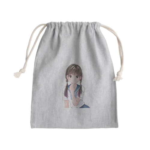 夏木　真理弥 Mini Drawstring Bag