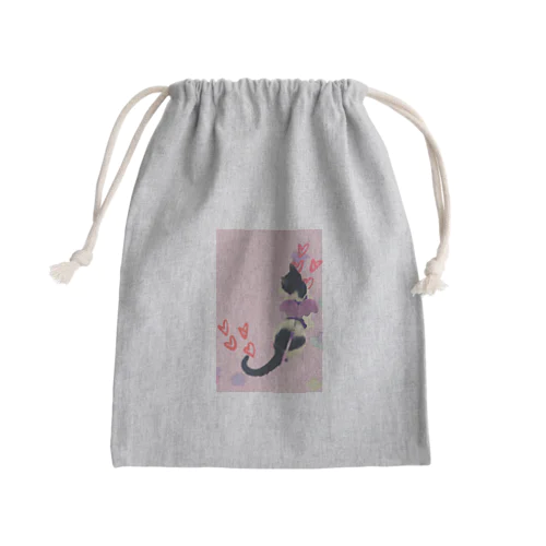 小型猫星人 Mini Drawstring Bag