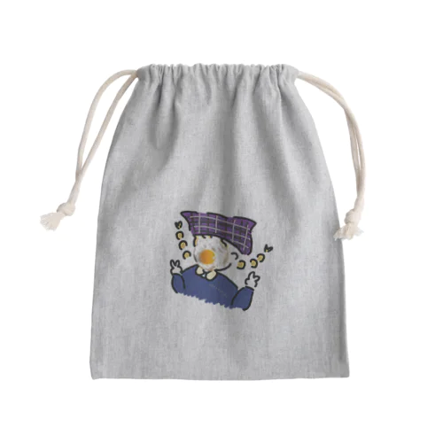 おさげちゃん Mini Drawstring Bag