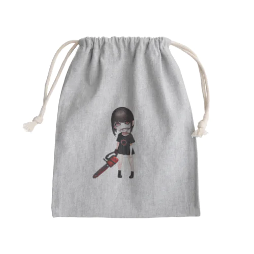 面皮厚子（つらのかわあつこ） Mini Drawstring Bag