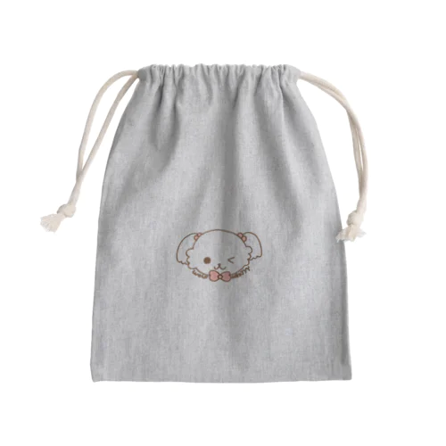 ういんくうるふさん Mini Drawstring Bag