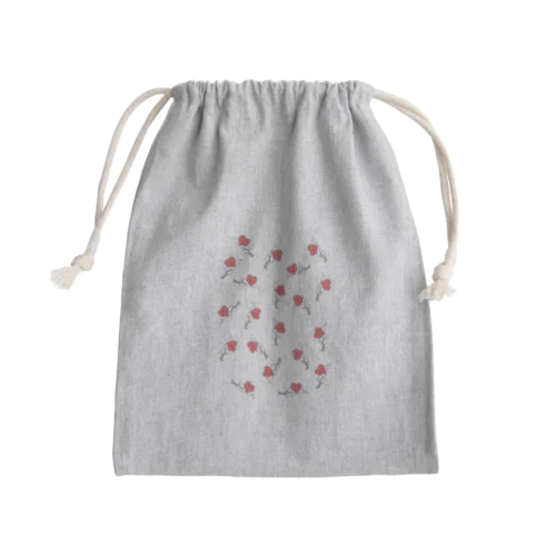 A Lot Of BigLips Mini Drawstring Bag