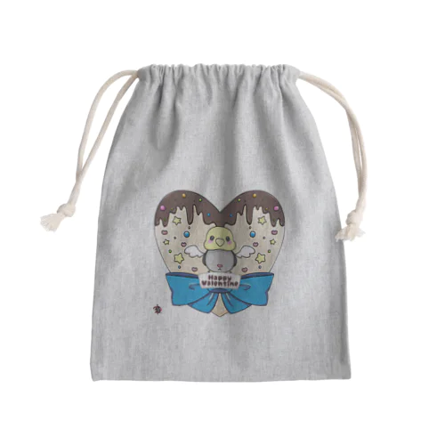 蛇蝎家バレンタイン灰ちゃん Mini Drawstring Bag