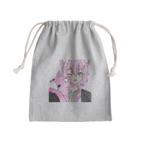 恋月ロウ Mini Drawstring Bag