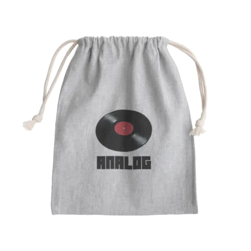 アナログ Mini Drawstring Bag