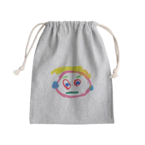 ３さい の じがぞう Mini Drawstring Bag