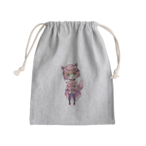 恋月ロウ Mini Drawstring Bag