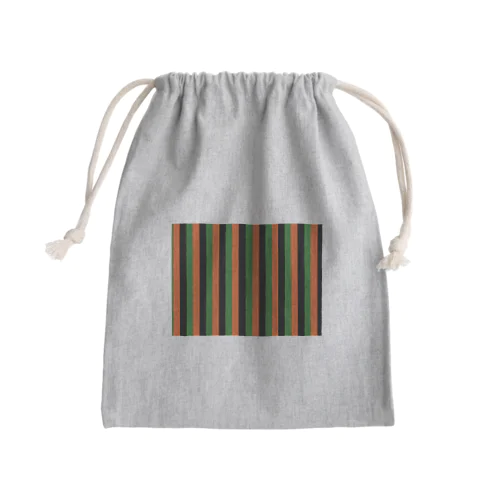 ストライプ Mini Drawstring Bag