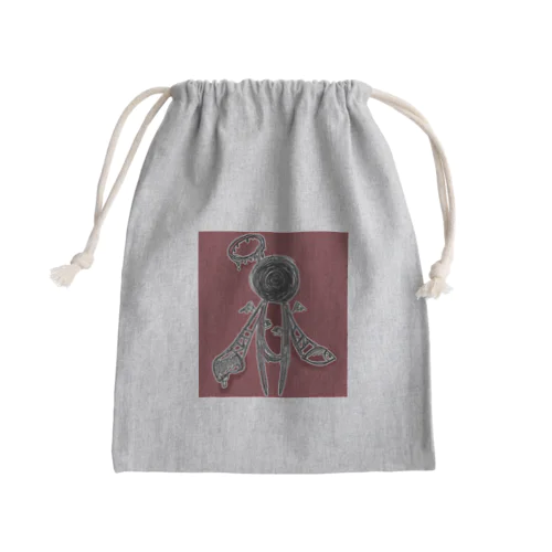 やみあくちゃん Mini Drawstring Bag