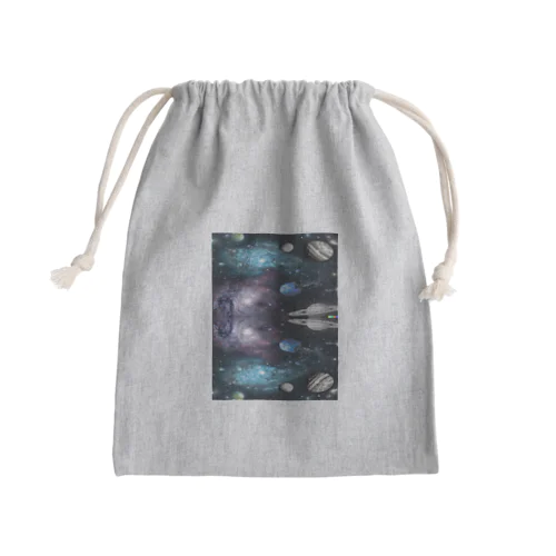 空想をウユニ塩湖に映す  2 Mini Drawstring Bag