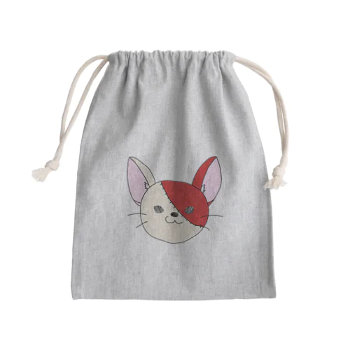 からくさウサギのシリーズ🐰 Mini Drawstring Bag