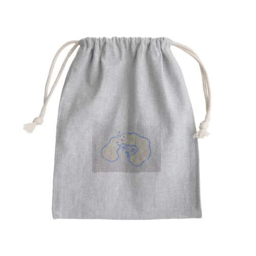 ねむたいんです Mini Drawstring Bag