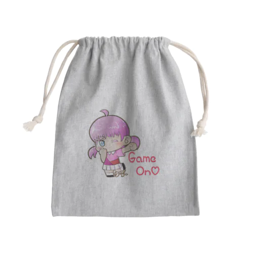 ゲームオン！モモちゃん Mini Drawstring Bag