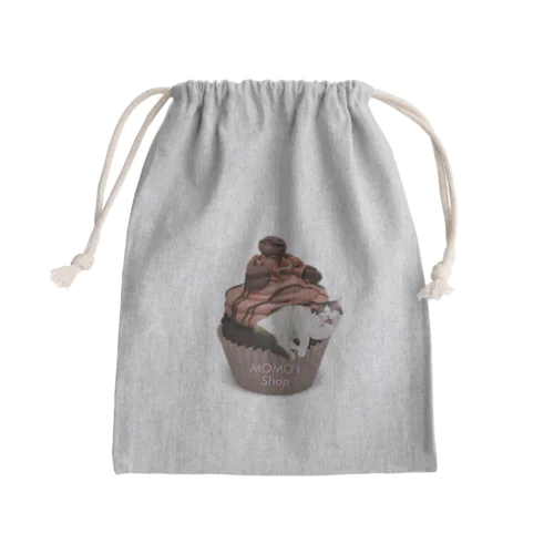 MOMO's カップケーキ Mini Drawstring Bag