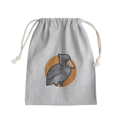 Chubby Bird ハシビロコウ Mini Drawstring Bag