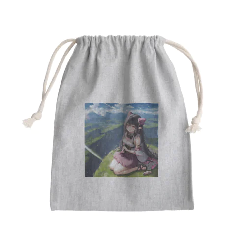 AIキャラクター11 Mini Drawstring Bag