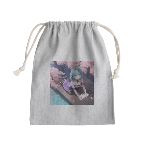 AIキャラクター14 Mini Drawstring Bag