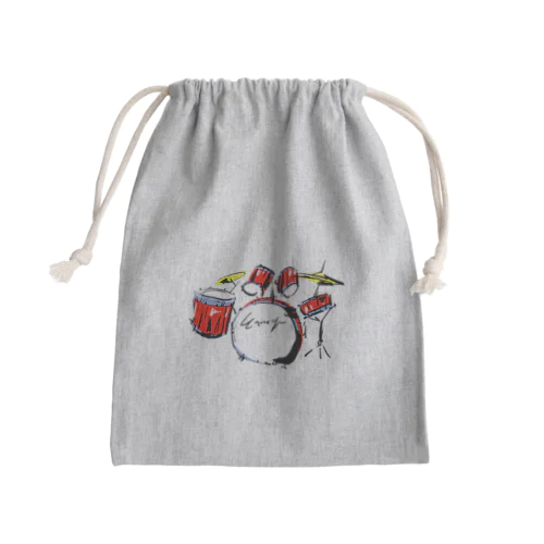 ドラムス Mini Drawstring Bag