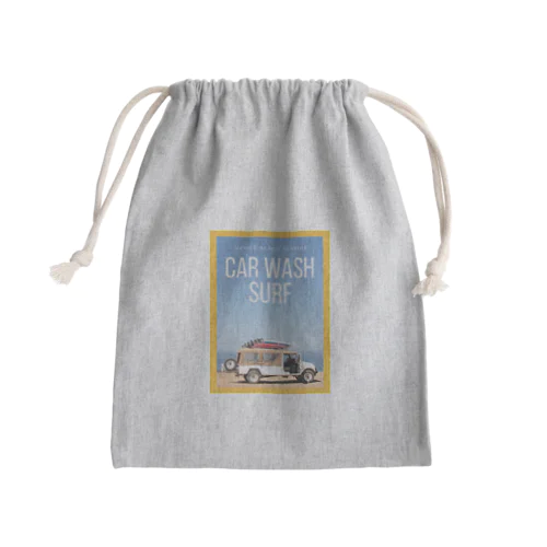 サーフボードと車 Mini Drawstring Bag