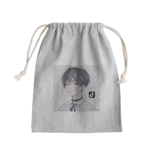 ぜぶのかお Mini Drawstring Bag