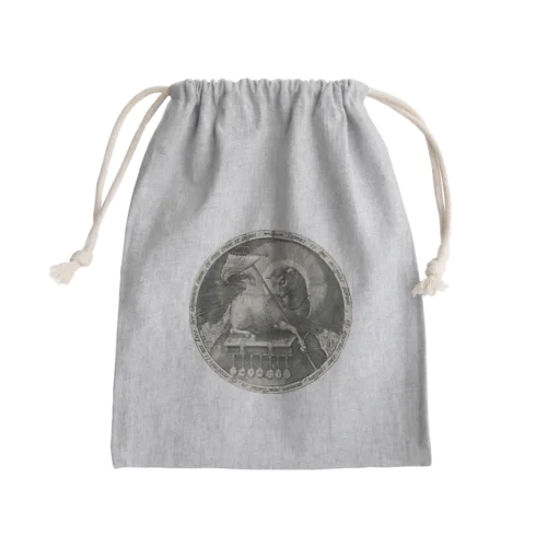 七つの封印のある本に記された神の子羊 Mini Drawstring Bag