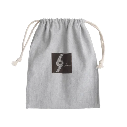 69.STONES グッズ　黒ステッカーバージョン Mini Drawstring Bag