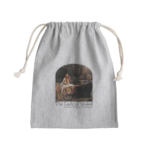 シャロットの女（シャロット姫）　The Lady of Shalott　ジョン・ウィリアム・ウォーターハウス Mini Drawstring Bag