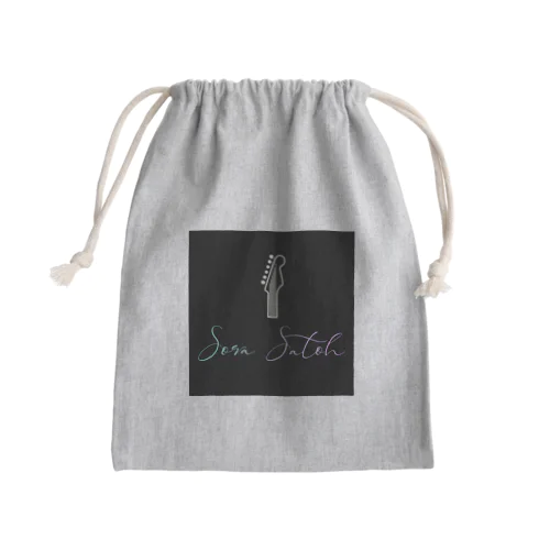 Sora Satoh ギターロゴグッズ Mini Drawstring Bag