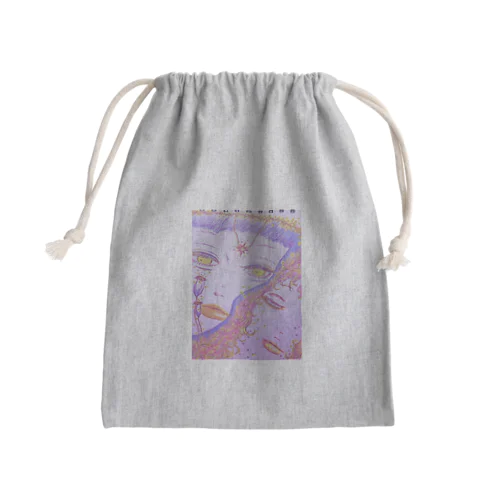 夜と花 Mini Drawstring Bag