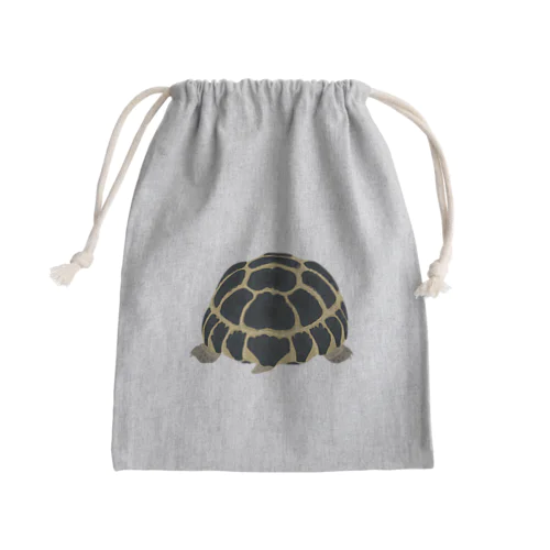 ロシアリクガメ Mini Drawstring Bag