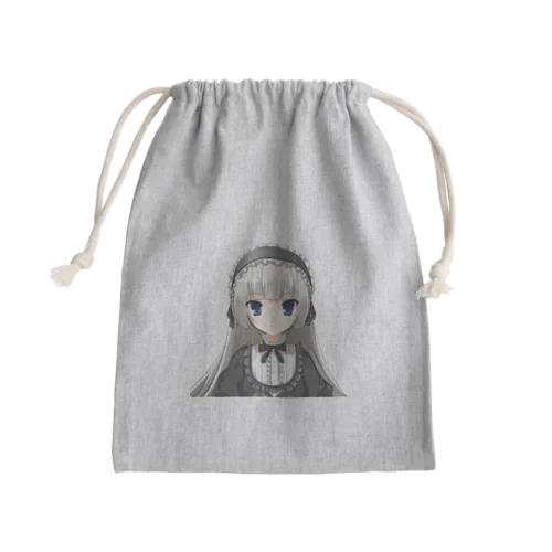 ガーデニングお嬢様 Mini Drawstring Bag