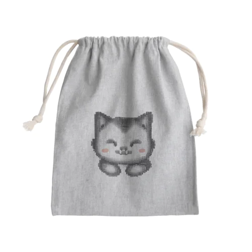 ドット絵猫ちゃん Mini Drawstring Bag