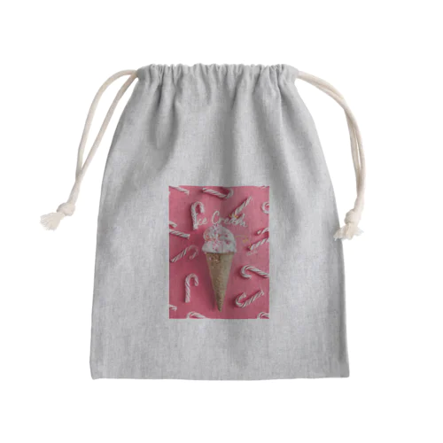 アイスクリーム Mini Drawstring Bag