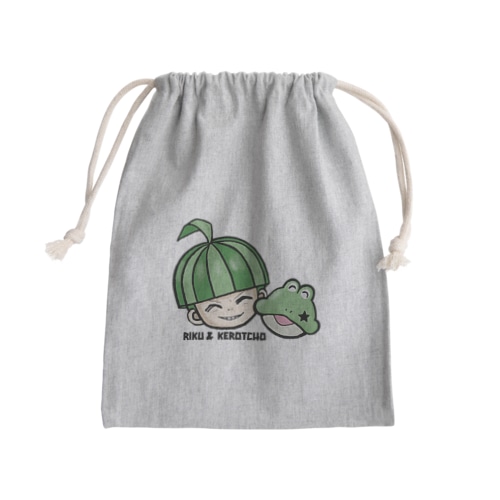 RiKU&KEROTCHO Mini Drawstring Bag