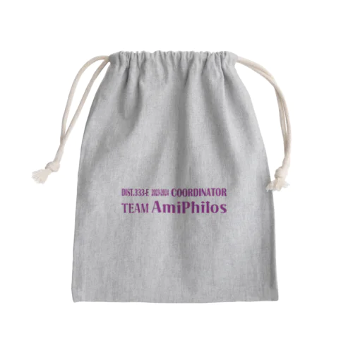 TEAM　AMIPHILOS Mini Drawstring Bag