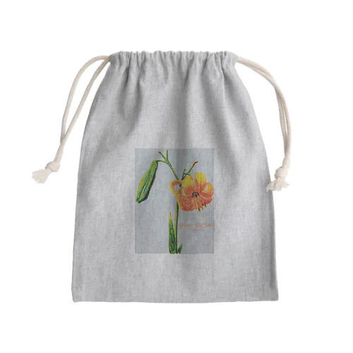 River Garden 野姫百合 Mini Drawstring Bag