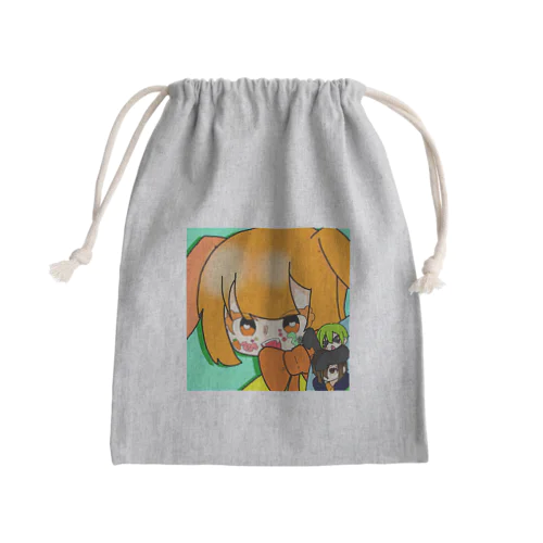 キャロBy猫蛇作 Mini Drawstring Bag