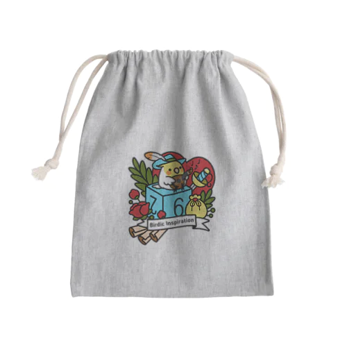 Chubby Bird オカメインコとマンドリン　Birdic Inspiration 2 Mini Drawstring Bag