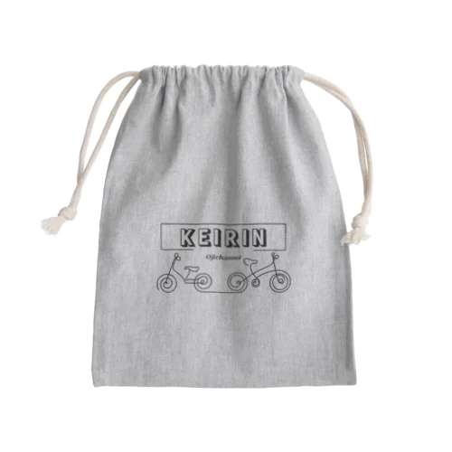 競輪おじちゃんねる　別Ver Mini Drawstring Bag