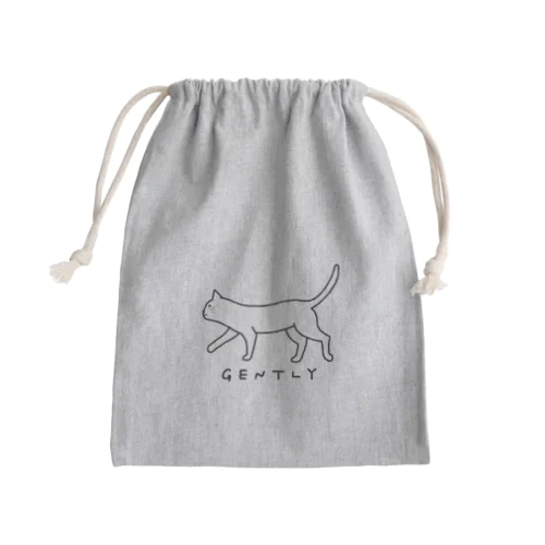 猫庵 GENTLY Mini Drawstring Bag