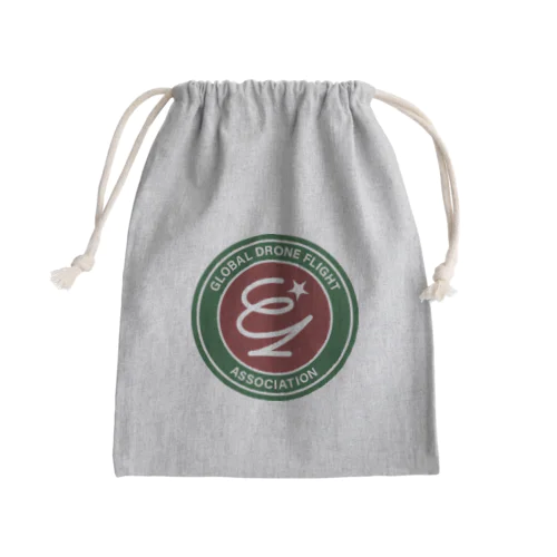 グローバルドローンフライト協会ロゴ Mini Drawstring Bag